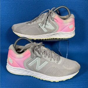 New Balance Fresh Foam Arishi Gray/Pink Size 7/EU 40/CM 25